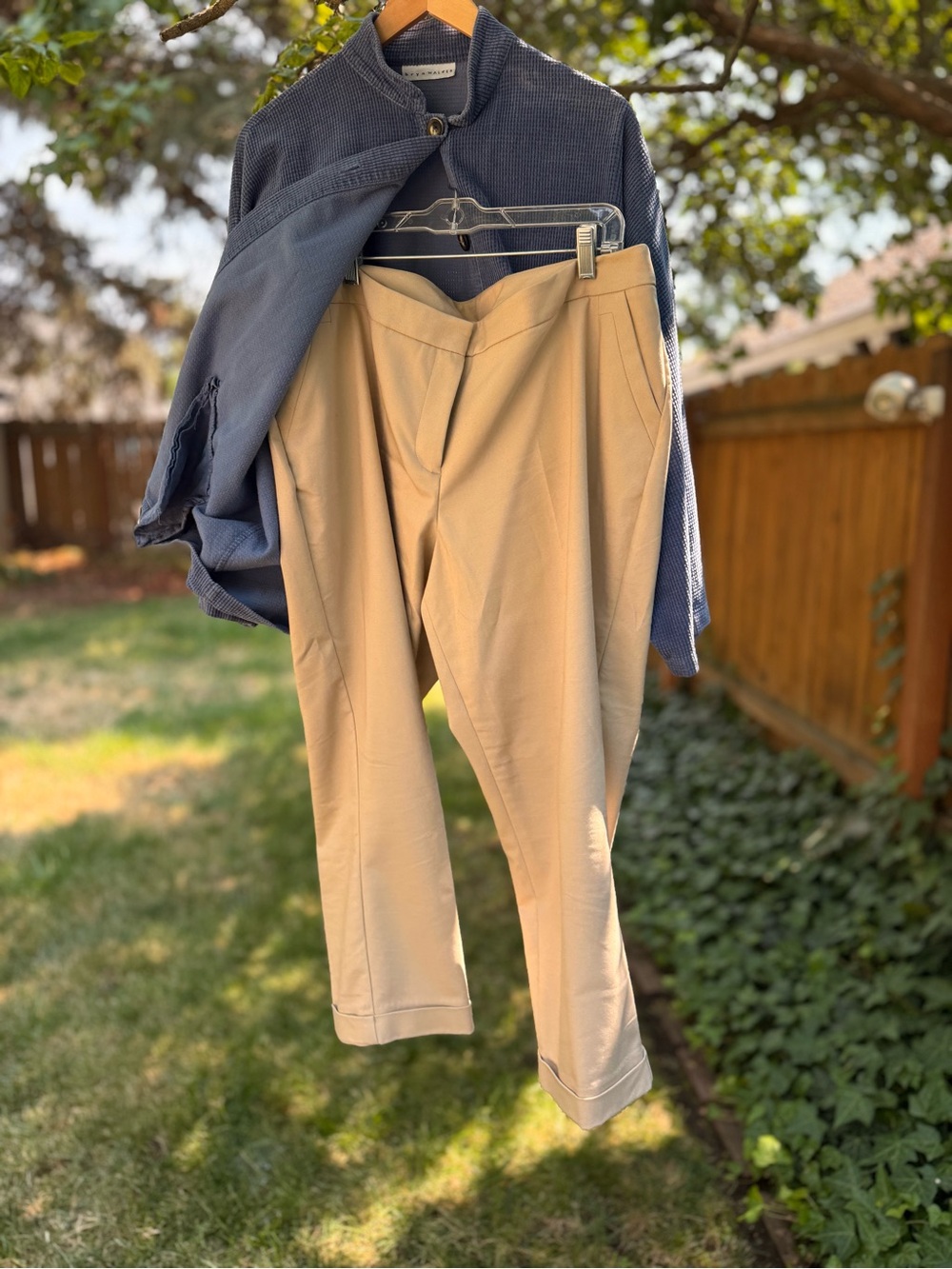 Lane Bryant cropped khakis 18